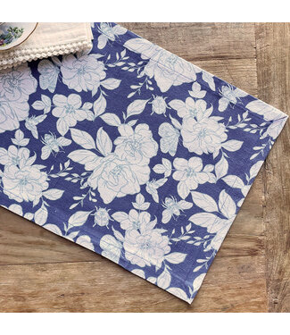 Mahogany June Bug Indigo Placemat - Set of 4
