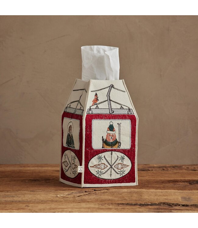 Coral & Tusk Tissue Box Covers