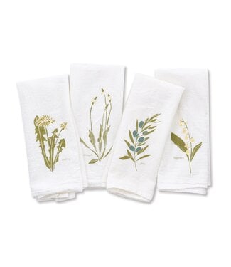 Language of Flowers Napkins / Set of 4
