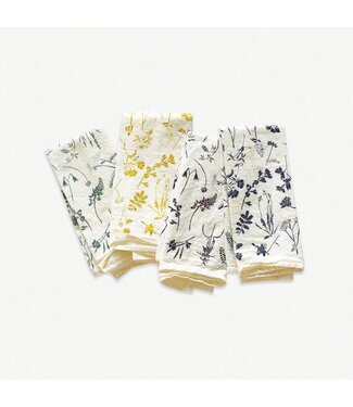 Mixed Wildflowers Napkins / Set of 4