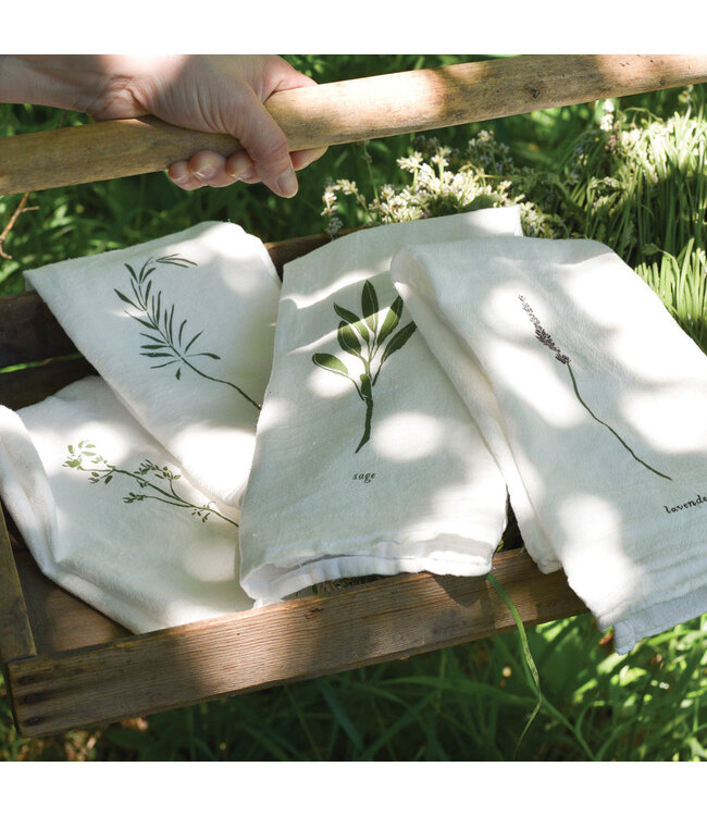 Garden Herbs Napkins / Set of 4