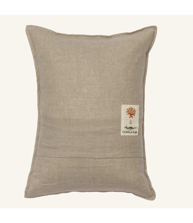 Coral & Tusk Pillow Cover + Insert - Sugar Egg Pocket