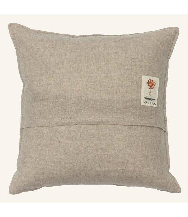 Coral & Tusk Pillow Cover + Insert - Red Barn Pocket