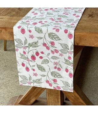 Mahogany Raspberry Table Runner
