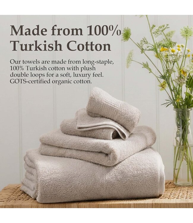 100% Organic Cotton Bath Towel Set – 3 PC Set
