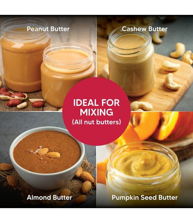 HIC Harold Import Company No-Mess Natural Nut Butter Mixer