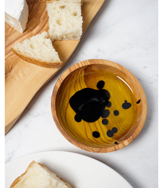 RSVP Olive Wood Dipping Bowl