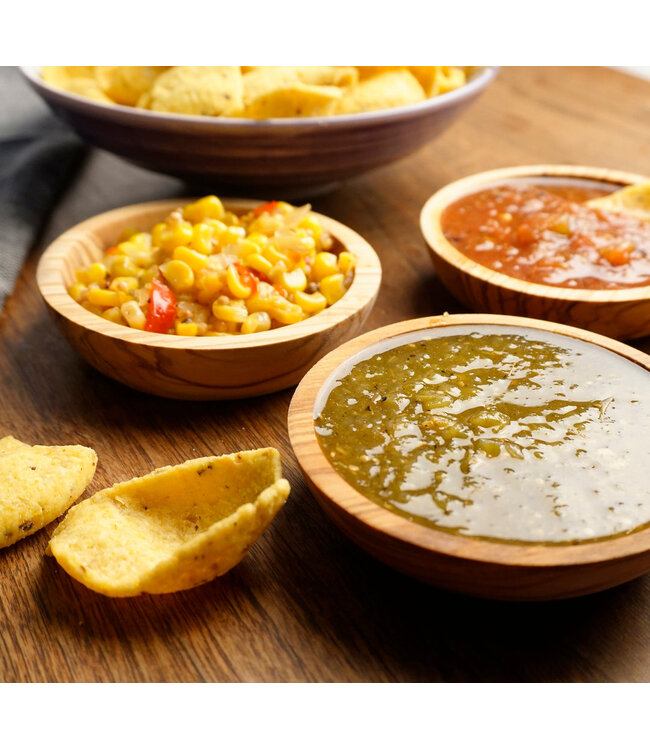 RSVP Olive Wood Dipping Bowl