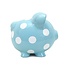 Blue Polka Dot Piggy Bank