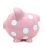 Pink Polka Dot Piggy Bank