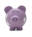 Purple Polka Dot Piggy Bank