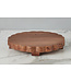 Scalloped Trivet Riser - Large Round, Natural