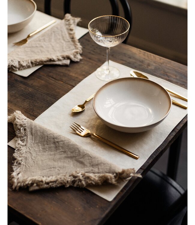 Uashmama Tec Placemat Rectangle  - Cachemire