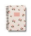 Rifle Paper Co Pink Hydrangea Spiral Notebook