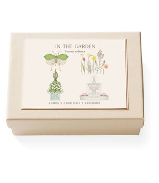 In the Garden Note Card Box