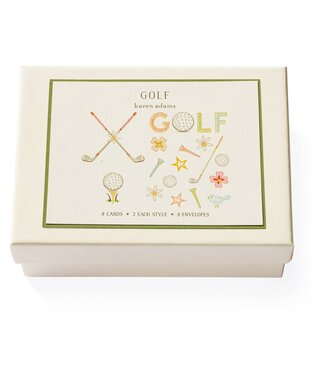 Golf Note Card Box