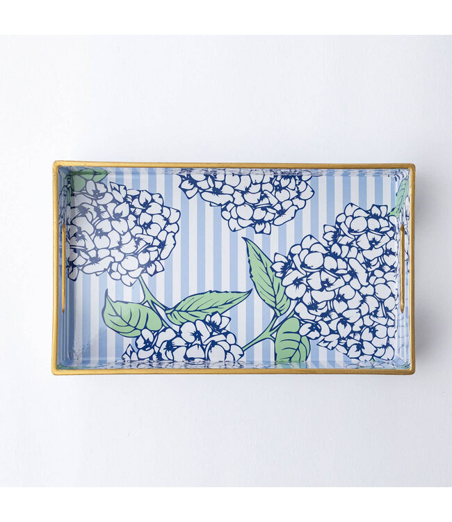 8 Oak Lane Vanity Tray - Hydrangea Stem