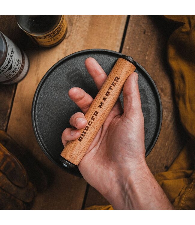 Lucky Jack "Burger Master" Cast Iron Grill Press