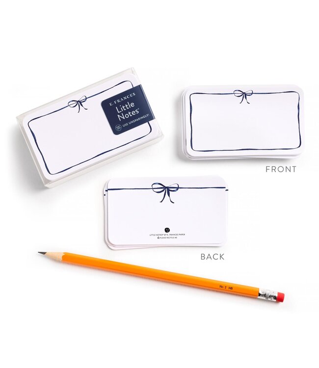 E. Frances Little Notes - Miscellaneous