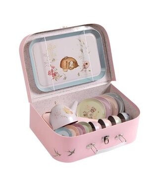 Tea Party Metal Suitcase Set - The Rosalies