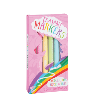 Mudpie Unicorn Erasable Marker Set