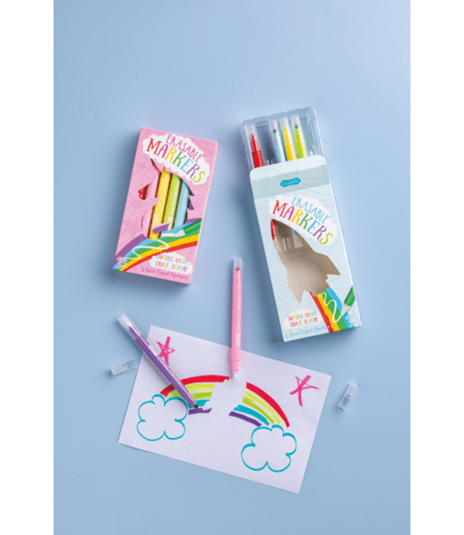 Mudpie Unicorn Erasable Marker Set