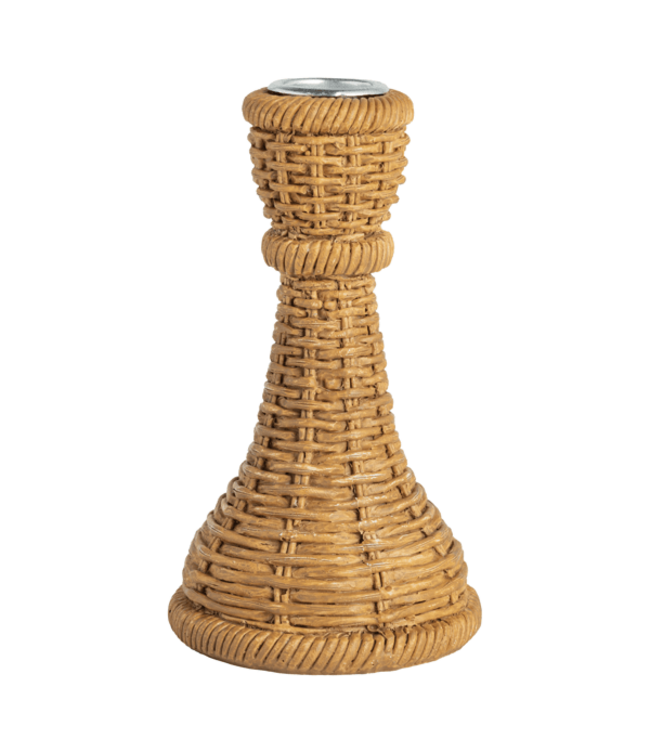 Mudpie Woven Resin Taper Holder