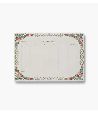 Rifle Paper Co Rosette Weekly Desk Pad