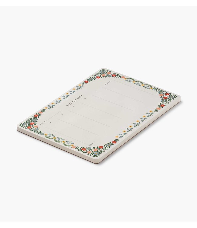 Rifle Paper Co Rosette Weekly Desk Pad