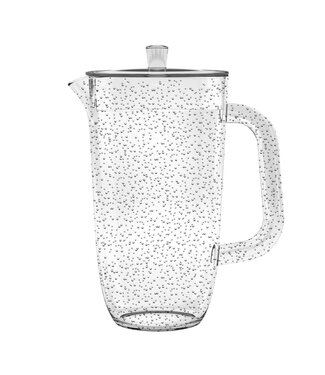 Bubble Pitcher with Lid, Clear, 100oz.
