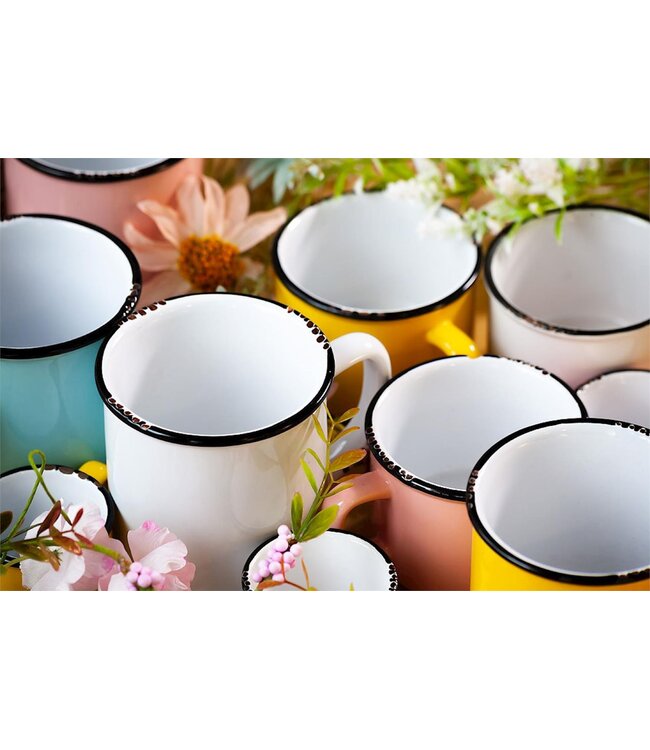 Enamel Look Mug