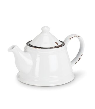 Enamel Look Teapot