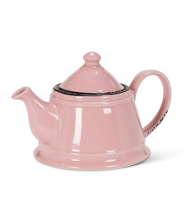 Enamel Look Teapot