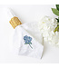 8 Oak Lane Embroidered Dinner Napkin - Hydrangea Stem