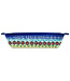 Polmedia Polish Pottery Rect Baker w/ Handles 9" Spring Country Trip