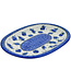 Oval Platter 11" Lovely Blueberries Theme