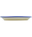 Oval Platter 11" Lovely Blueberries Theme