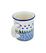 Polmedia Polish Pottery Mug 10 oz Water Tulip Theme