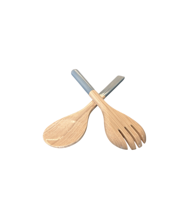 Small Bamboo Salad Servers