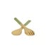 Small Bamboo Salad Servers