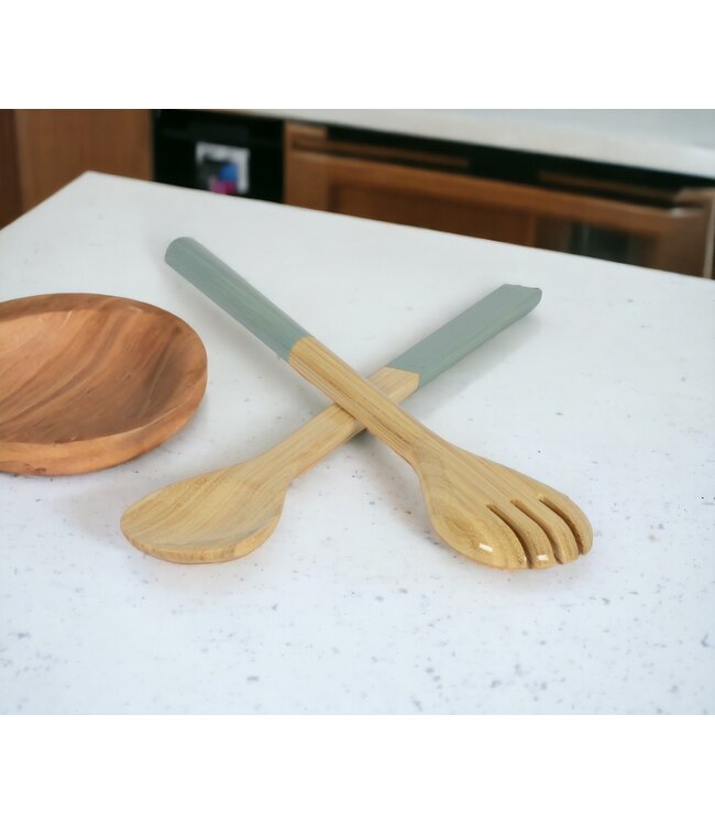 Large Bamboo Salad Server