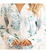 8 Oak Lane Long Luxe PJ Set - Hydrangea Ribbons