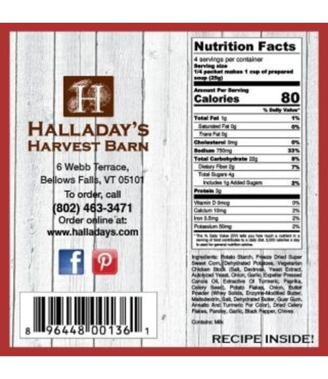 Halladay's Soup Mix