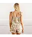 Tie Top PJ Set - Botanical Berry
