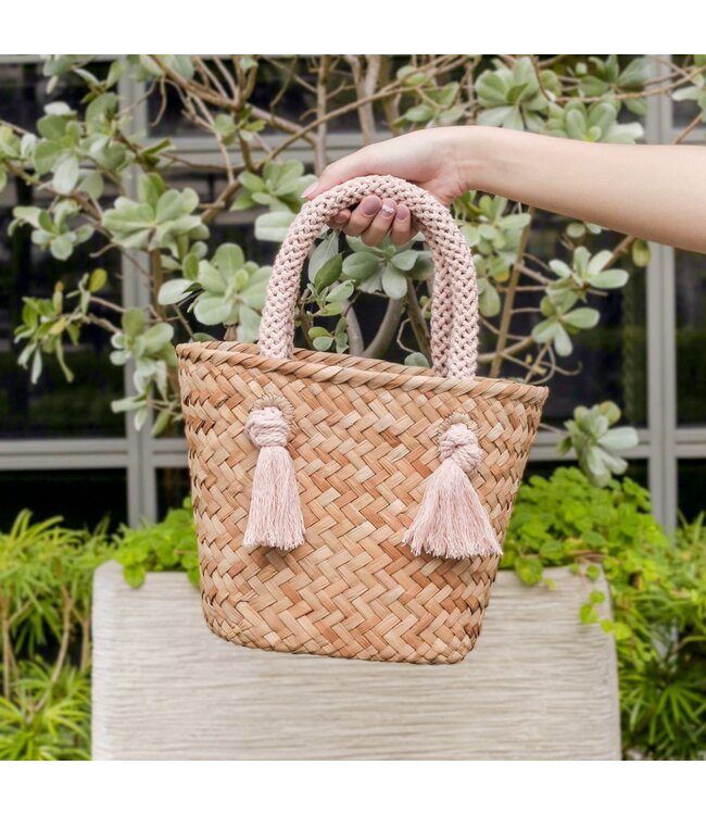 Handwoven Straw Tote