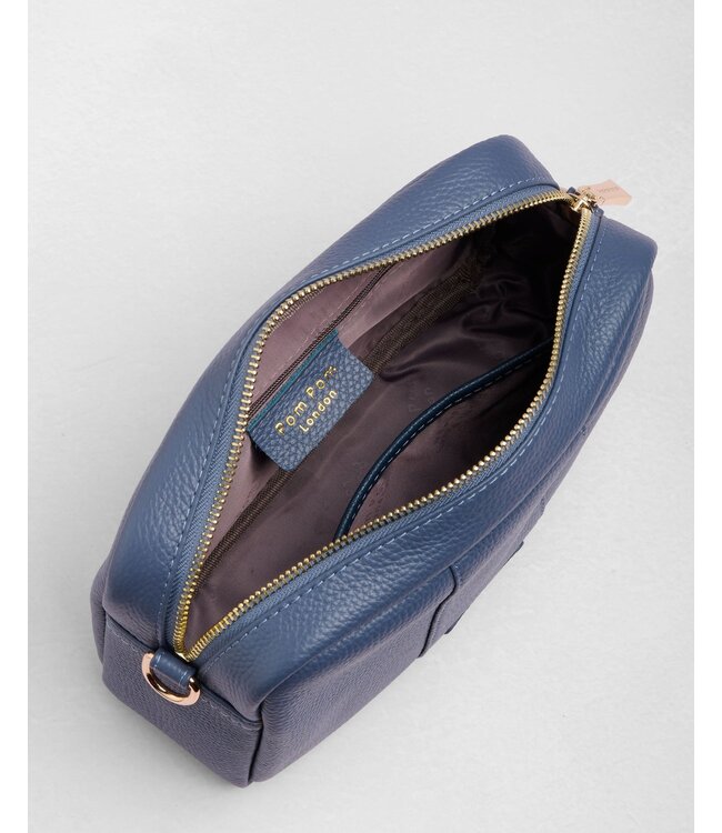 Pom Pom London The City Bag - Slate Blue