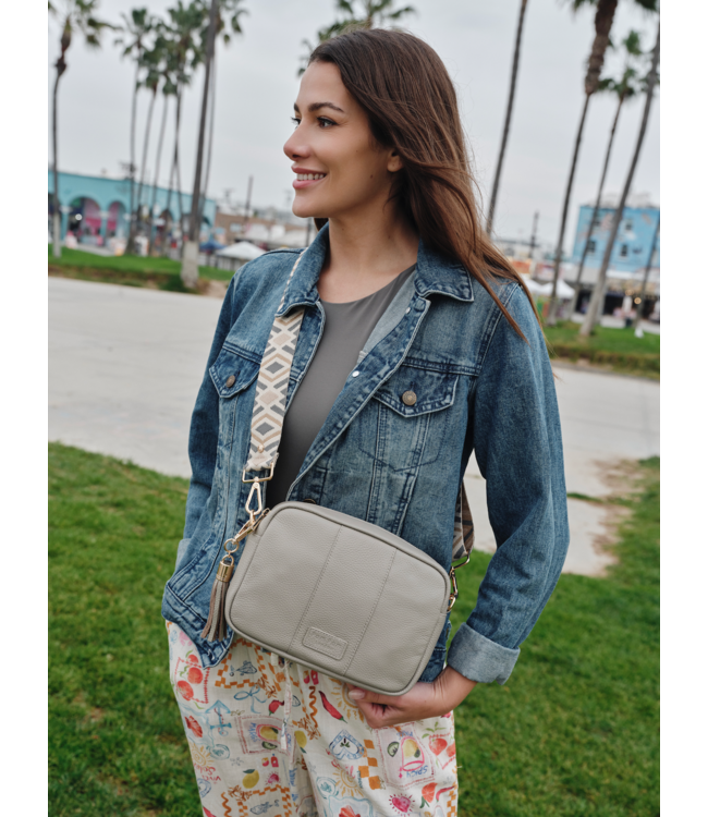Pom Pom London The City Bag - Stone