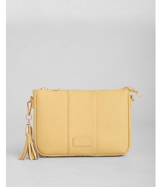 Pom Pom London The City Slim Bag - Straw