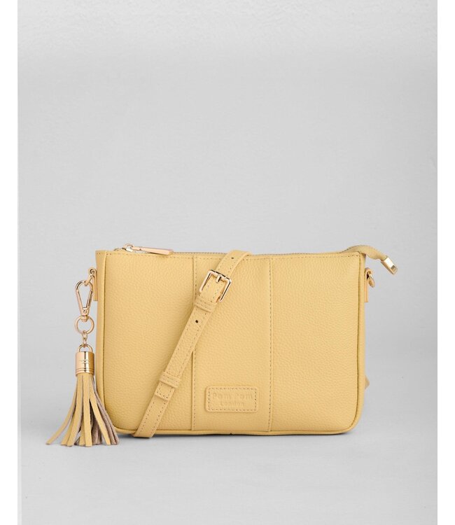 Pom Pom London The City Slim Bag - Straw