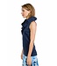 Jersey Sleeveless Ruffneck Top